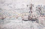 Paul Signac Hennebont oil